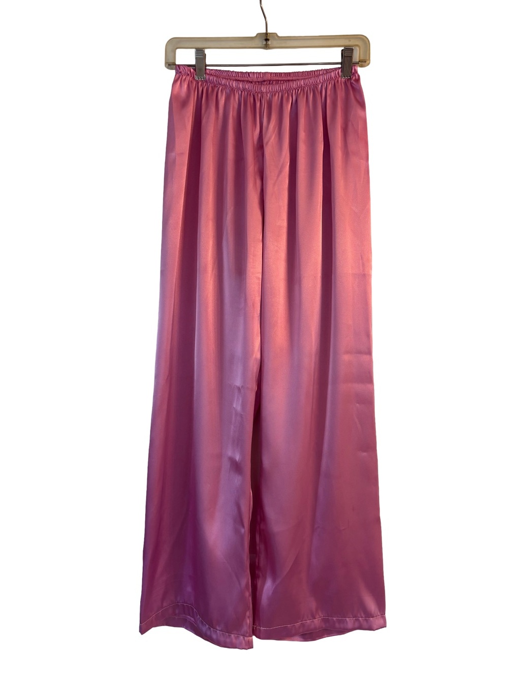 Vintage Premiere Collection Pink Satin 2pc Pajama Loungewear Set - Picture 4 of 8